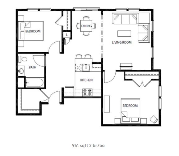 Floor Plans of Barton Commons in New Milford, CT